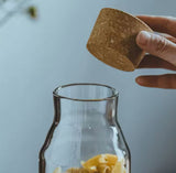 Transparent Glass Nut Storage Jar