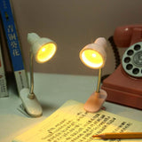 LED Book Light Reading Night Lights Cute Mini Table Lamp 360 Degree Rotatable