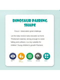 Dinosaur 2 Shape Learning Puzzles for Toddlers