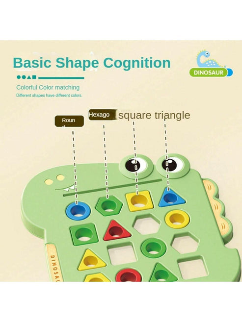 Dinosaur 2 Shape Learning Puzzles for Toddlers