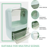 Dust-Proof Clear Makeup Organizer