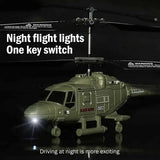 Military Helicopter With Infrared Light