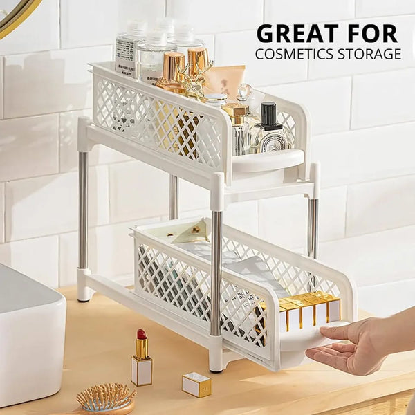 2 - Tier slide Storage Organizer