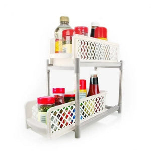 2 - Tier slide Storage Organizer