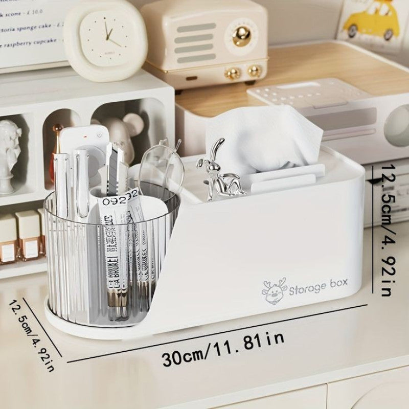 Multifunctional Modern Decorative Tissue Box And Pen Holder