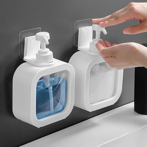 Large Capacity Press Clear Liquid Soap Dispenser Bottle