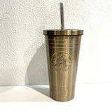 SB COFFEE MUG WITH METAL STRAW