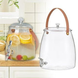 Beverage Dispenser Container With Handle