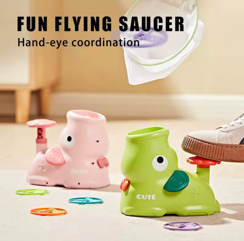 Kids Flying Saucer Launching Toy