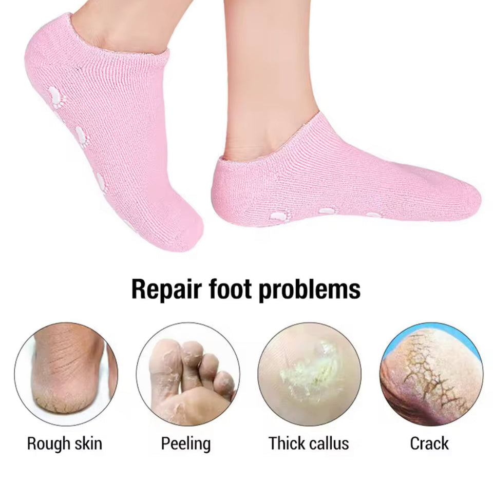 Foot Spa Gel Moisturising Anti Cracked Socks