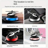 Car Air Freshener Solar Helicopter