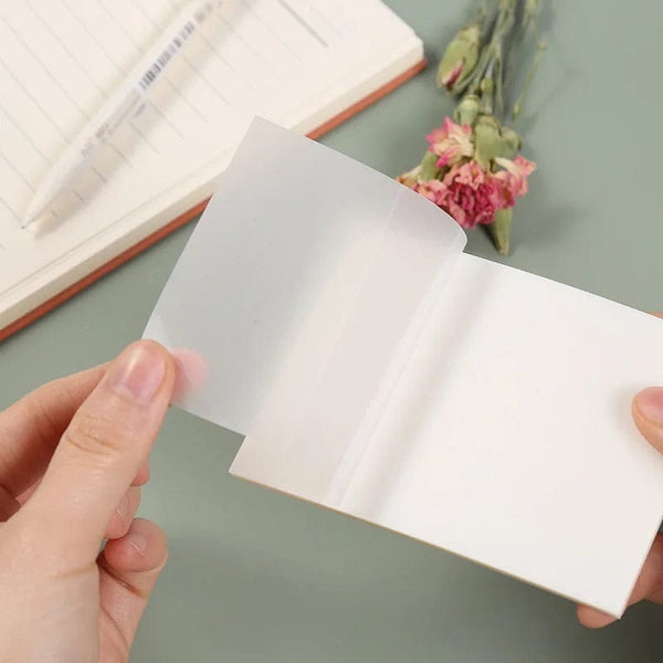 100 Sheets Transparent Sticky Notes