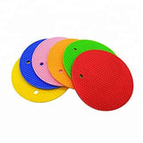 Silicone Pot Mat Round, Heat Resistant Non Slip