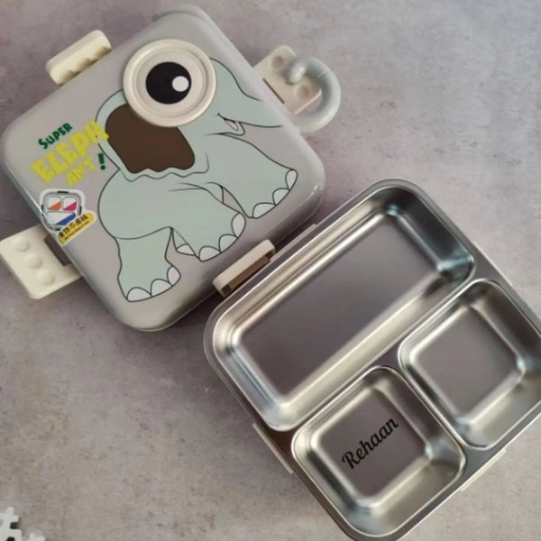 Stainless Steel Kids Carnival Lunch Box