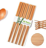 10 Pcs Wooden Bamboo Chopsticks