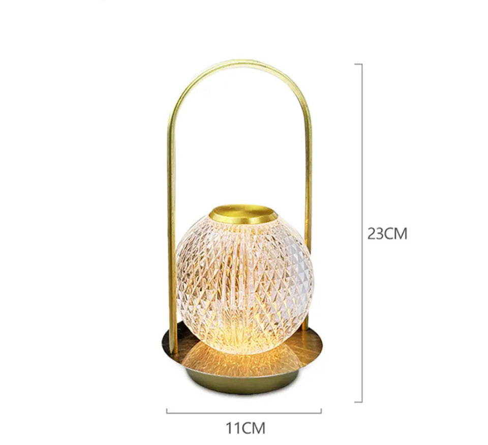 Crystal Ball Table Lamp