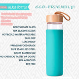 Glass Water Bottle 1000 ml