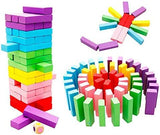 54 Wooden Blocks( Multicolor)