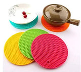 Silicone Pot Mat Round, Heat Resistant Non Slip