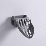 2 PCS Wall Holder Soap Shower Storage Tray Punch Free Drain Rack