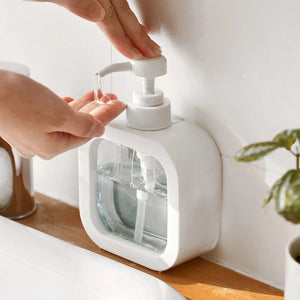 Large Capacity Press Clear Liquid Soap Dispenser Bottle