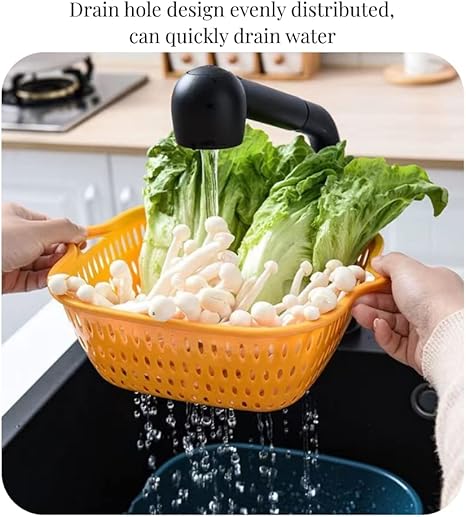 Multi-Functional Plastic Washing Basket