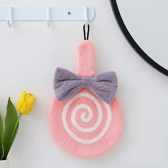 Microfiber Candy/Lollipop Design Hand Towels