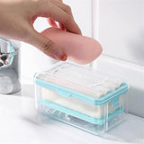 Soap Box Multifunctional Soap Dish Hands-free Foaming Soap Box