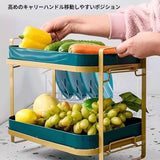 2 Tier Portable Large Capacity Coffee Cup Storage Rack