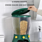 10Kg Rotary Dry Food Dispenser, 360°Rotating Food Storage Box