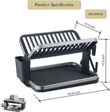 Binca 2 Tier Foldable Dish Rack