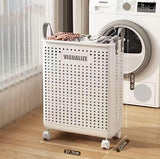 Large Capacity Movable  Folding Laundry basket