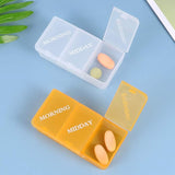 21- Grids Pill Box Simple Medicine Box Pills Container Green