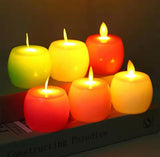 Apple Shape Candle Lamp, Flameless LED Candle, LED Candle