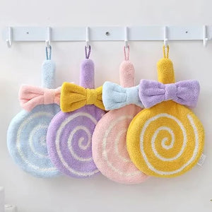 Microfiber Candy/Lollipop Design Hand Towels