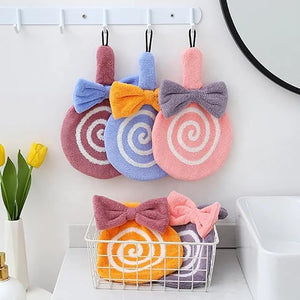 Microfiber Candy/Lollipop Design Hand Towels