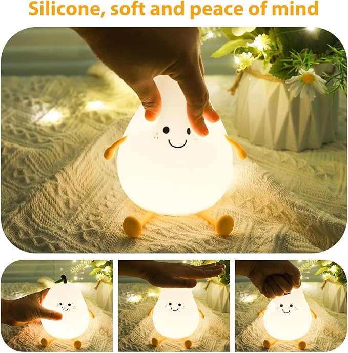 Cute Pear Night Light