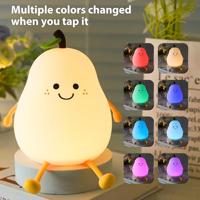 Cute Pear Night Light