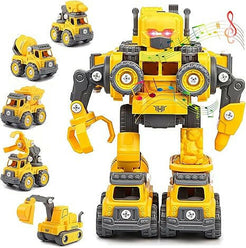 5-in-1 Construction Robot Toy Set