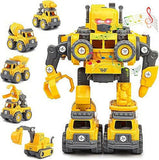 5-in-1 Construction Robot Toy Set