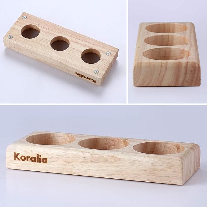 Cutlery Holder Stainless Steel Cutlery Basket with Wooden Base