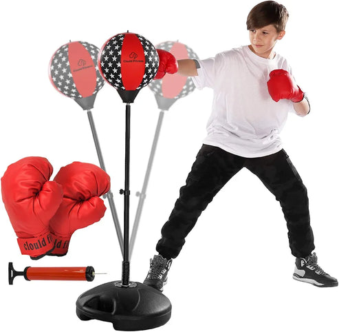 Cloud Fitness Punching Bag with Stand for Kids