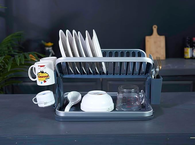 Binca 2 Tier Foldable Dish Rack