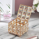 Crystal Makeup Box with Lid