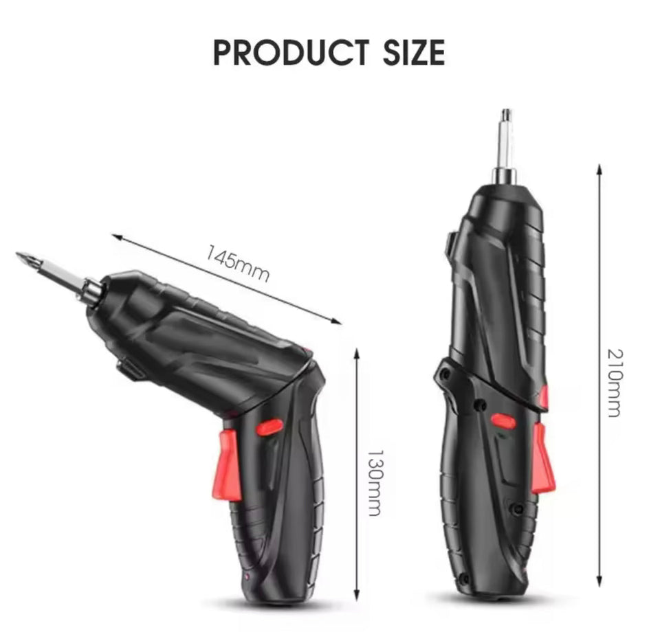 Rechargeable Cordless Screwdriver Tool Set