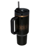 Quencher H2.0 FlowStateTumbler 40 OZ Black Gloss