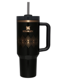 Quencher H2.0 FlowStateTumbler 40 OZ Black Gloss