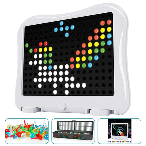 Lite Brite Oval HD Glow Educational Toy - 129Pcs