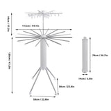 FOLDABLE LAUNDRY STAND TRIPOD