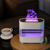 Rain Drop Colorful Flame Humidifier With Remote